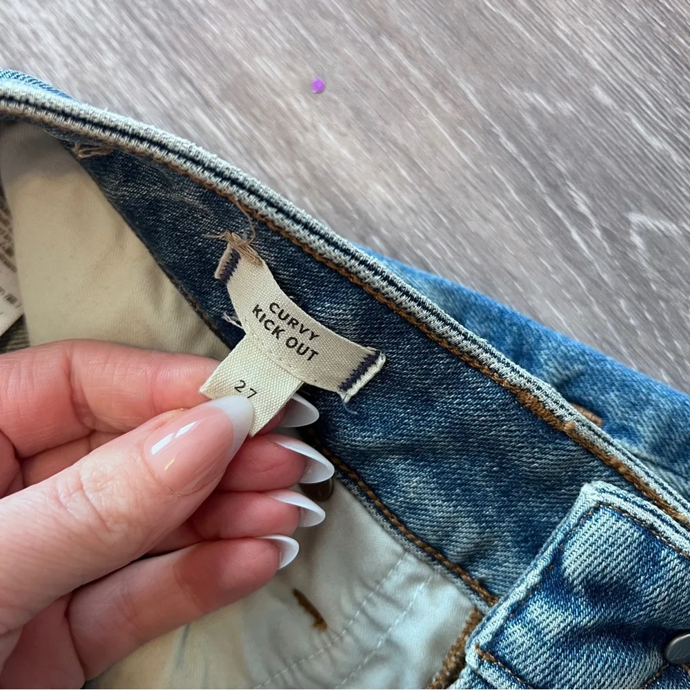 Madewell curvy kick out‎ jeans